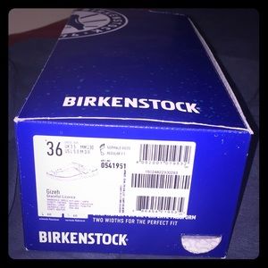 Birkenstock Gizeh - Graceful licorice size 5.0